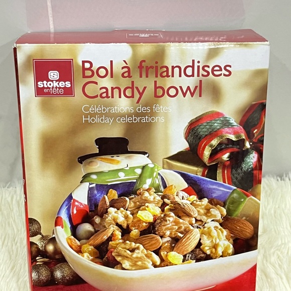 Stoke candy bowl holiday friends new in box - Picture 5 of 6